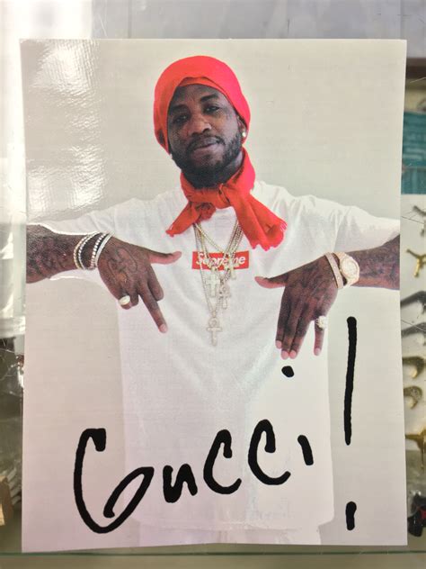 replica gucci mane supreme|supreme Gucci Mane white.